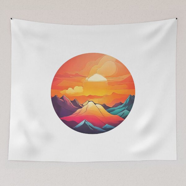 Item preview, Colorful Mountain O Logo Decal (972) designed and sold by WASjourney.