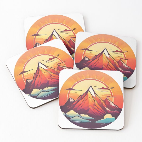 Item preview, Sunny Mountain Emblem Sticker (973) designed and sold by WASjourney.