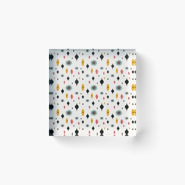 Item preview, Midcentury Pattern - Retro Print - Beige - Pink - Teal designed and sold by DreamersPlan.