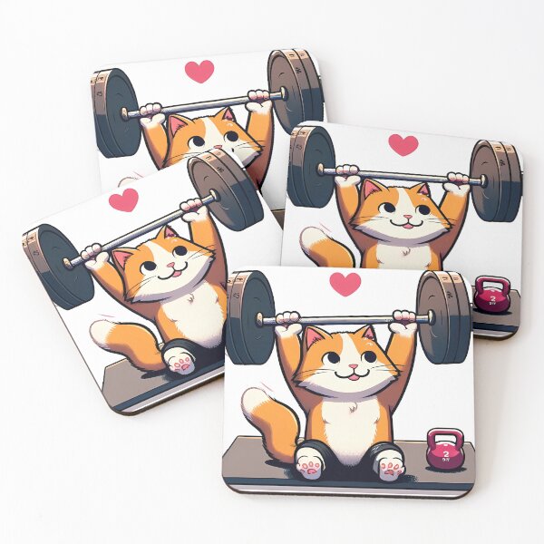 Item preview, Kitty's Barbell Love Lift designed and sold by Purrformance.