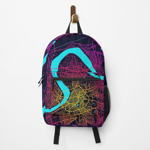 Item preview, Surat City Map of Gujarat, India - Neon designed and sold by deMAP.