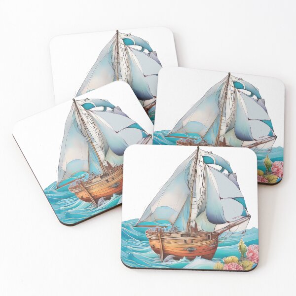 Item preview, Voilier dans la Mer Toile (977) designed and sold by WASjourney.