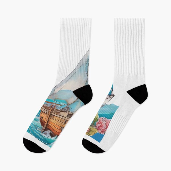 Aperçu de l'œuvre Voilier dans la Mer Toile (977) créée et vendue par WASjourney.