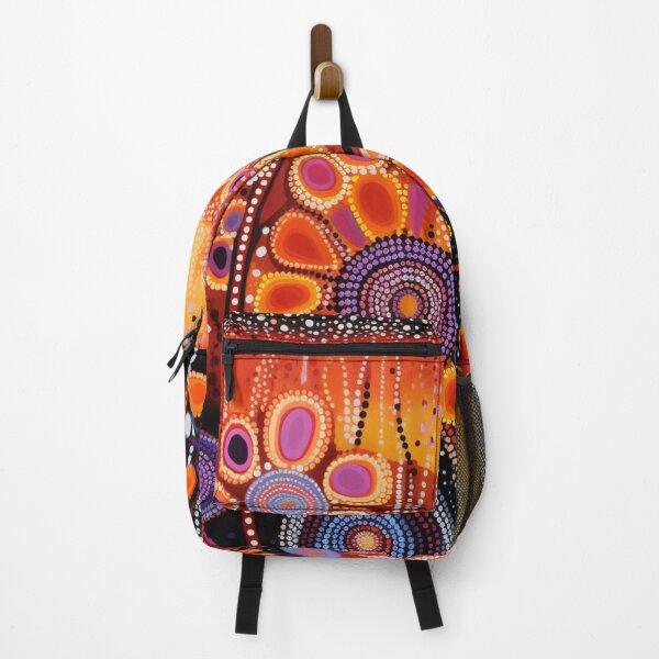 Item preview, Aboriginal Inspired Dot Art - Desert Wildflowers designed and sold by GrinGalore.
