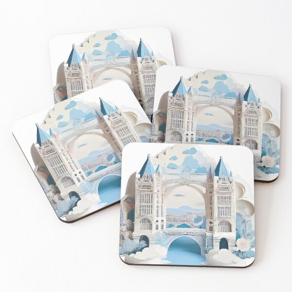 Item preview, London Bridge Paper Art Sticker (979) designed and sold by WASjourney.