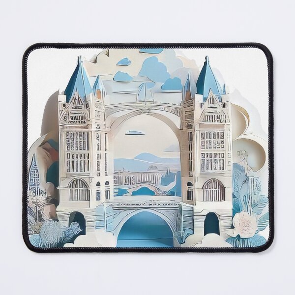 Item preview, London Bridge Paper Art Sticker (979) designed and sold by WASjourney.