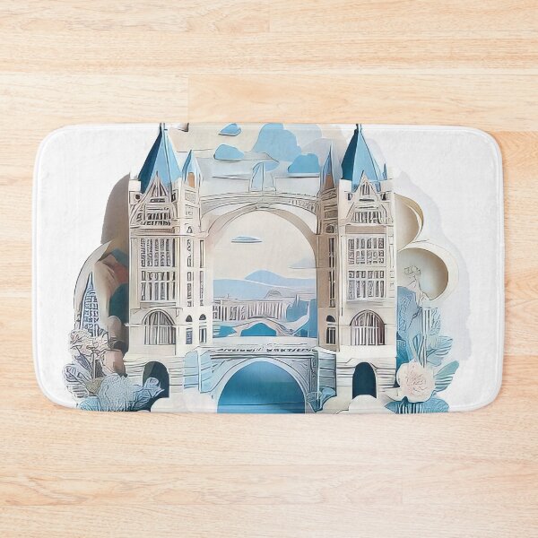 Item preview, London Bridge Paper Art Sticker (979) designed and sold by WASjourney.