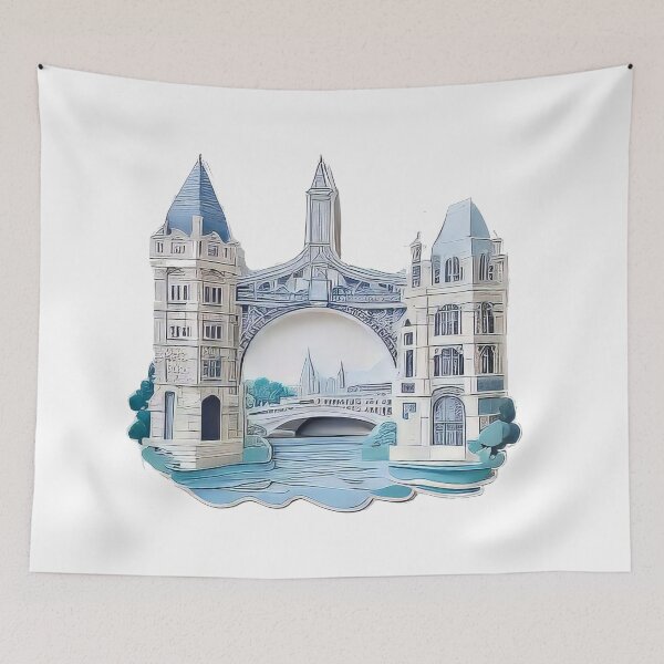 Item preview, Intricate Paper Craft London Bridge (980) designed and sold by WASjourney.