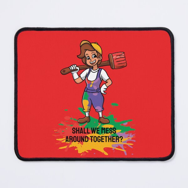 Item preview, Woman painter with a huge brush designed and sold by HarridanCreates.