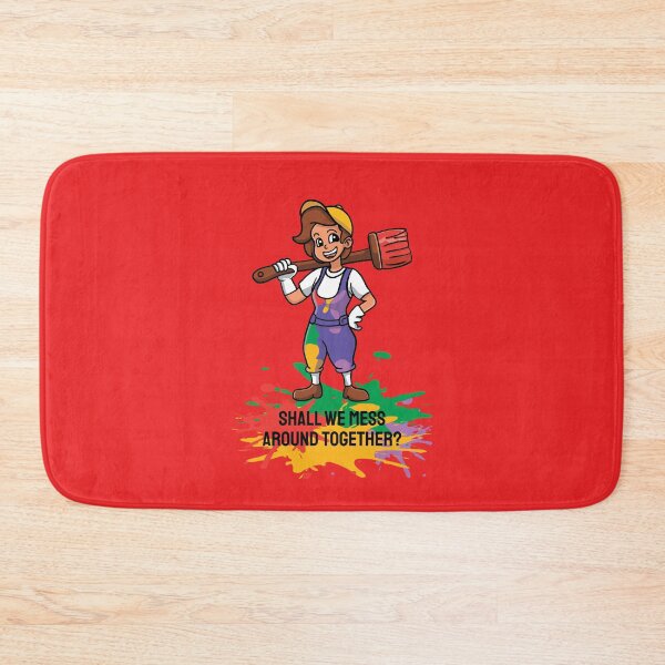Item preview, Woman painter with a huge brush designed and sold by HarridanCreates.