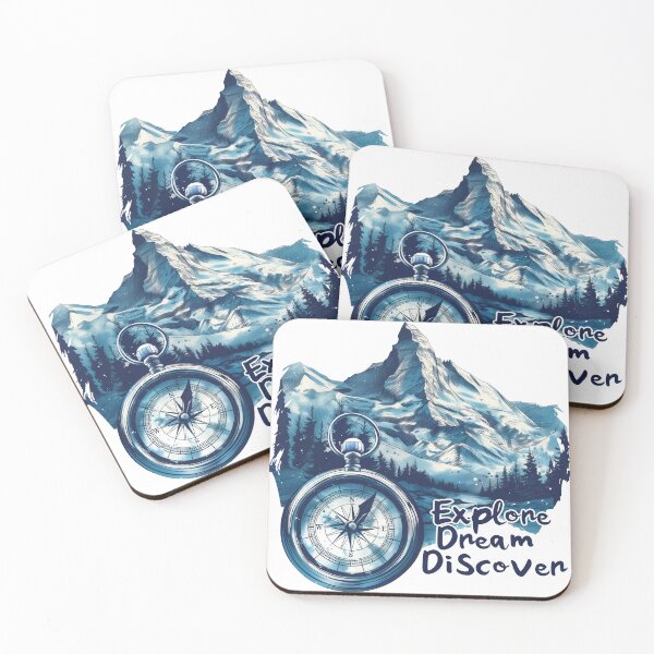Item preview, Hiking and outdoors - Explore Dream Discover Sticker designed and sold by Mephisto696.