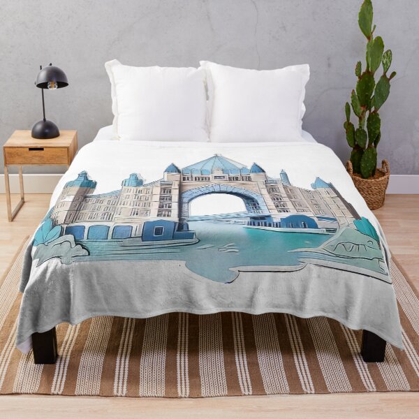 Item preview, London Bridge Pastel Paper Cut Sticker (982) designed and sold by WASjourney.