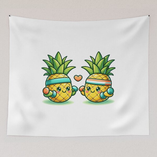 Item preview, Pineapple Pals Pumping Iron designed and sold by Purrformance.