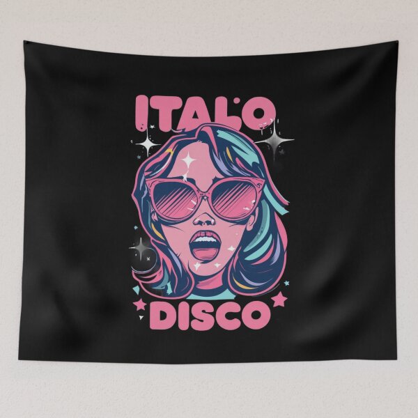 Item preview, Fiesta Retro Italo Vibes disco  designed and sold by BlueGoldArt.