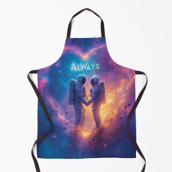 Artikelvorschau, Valentinstagsgeschenk – Always – Eternal Love Astronauts Sci-Fi Valentinstag Kunstdruck entworfen und verkauft von Mephisto696.