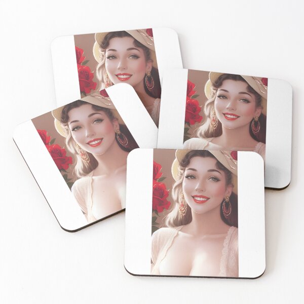 Item preview, Valentine's Day - Lady in love AI and flowers designed and sold by lusiakotowska.
