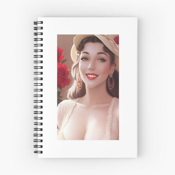 Item preview, Valentine's Day - Lady in love AI and flowers designed and sold by lusiakotowska.
