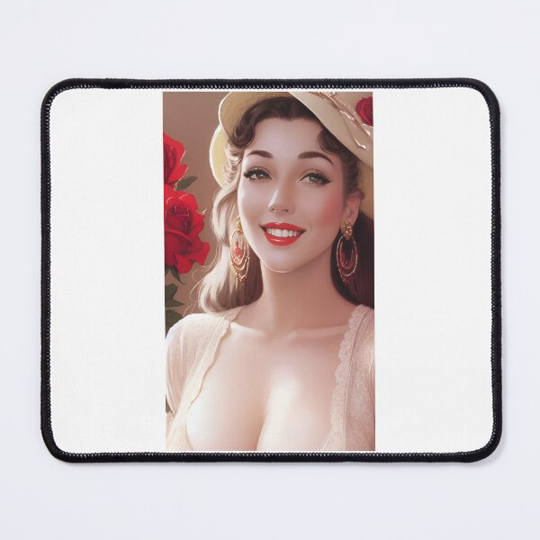 Item preview, Valentine's Day - Lady in love AI and flowers designed and sold by lusiakotowska.