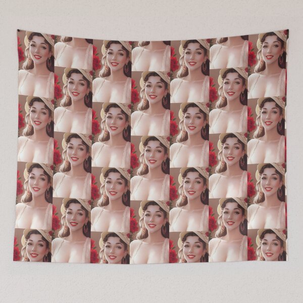 Item preview, Valentine's Day - Lady in love AI and flowers designed and sold by lusiakotowska.