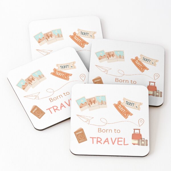 Item preview, Born to travel. designed and sold by Dream-dust.