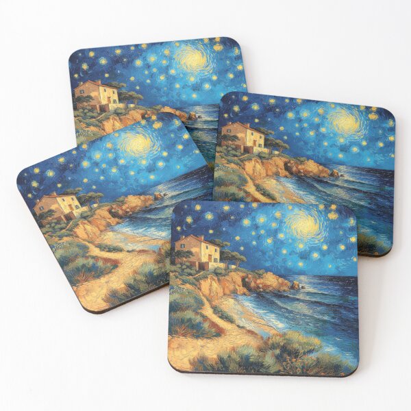 Item preview, Moon Beach Sea Maritime designed and sold by ArtHouseNiklas.
