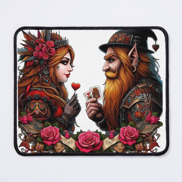 Item preview, Gothic Couple  Dwarfs goth  happy valentines day  designed and sold by Expressions-Sel.