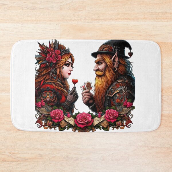 Item preview, Gothic Couple  Dwarfs goth  happy valentines day  designed and sold by Expressions-Sel.