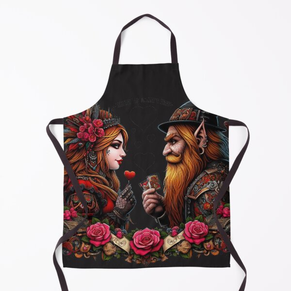 Item preview, Gothic Couple  Dwarfs goth  happy valentines day  designed and sold by Expressions-Sel.