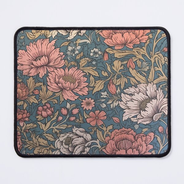Item preview, Blue Vintage Floral - William Morris Flowers - Pink and Blue designed and sold by DreamersPlan.