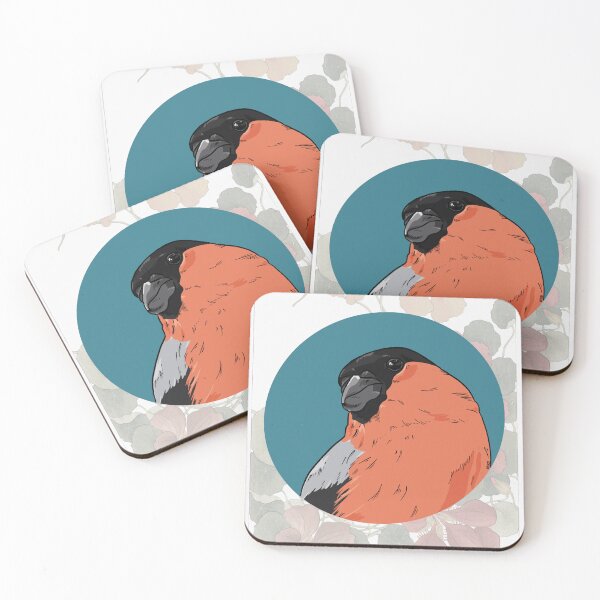 Item preview, Eurasian Bullfinch Portrait designed and sold by UrsulaRodgers.