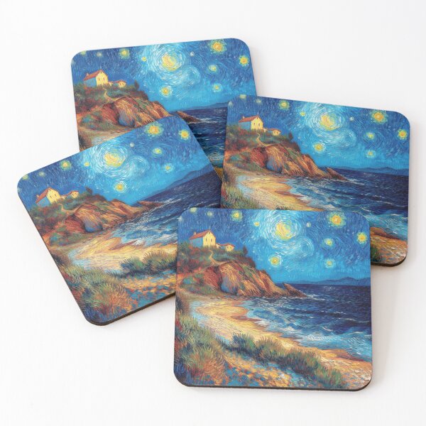 Item preview, Moon Beach Sea Maritime designed and sold by ArtHouseNiklas.