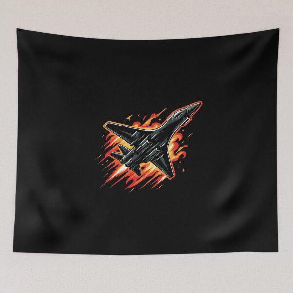 Item preview, Flaming b-1 lancer designed and sold by BeztProductz.
