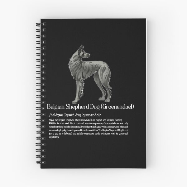 Item preview, Belgian Shepherd Groenendael Dog Breed Info designed and sold by GoodyPaws.