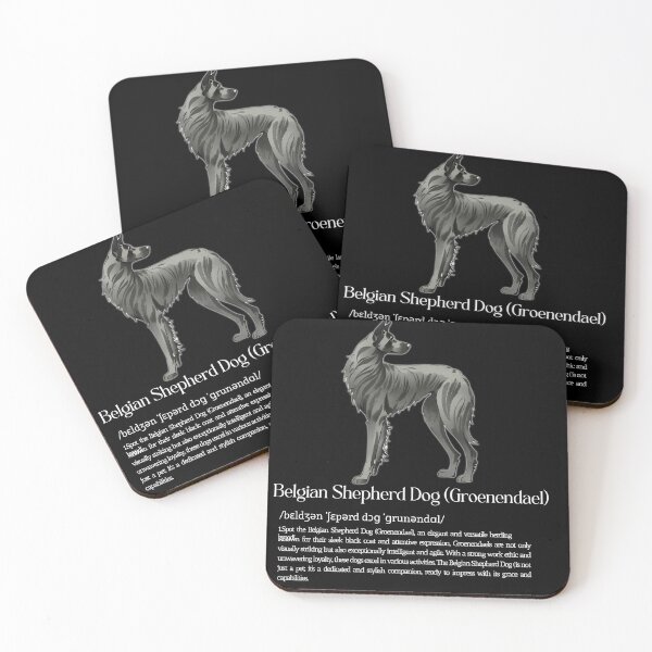 Item preview, Belgian Shepherd Groenendael Dog Breed Info designed and sold by GoodyPaws.
