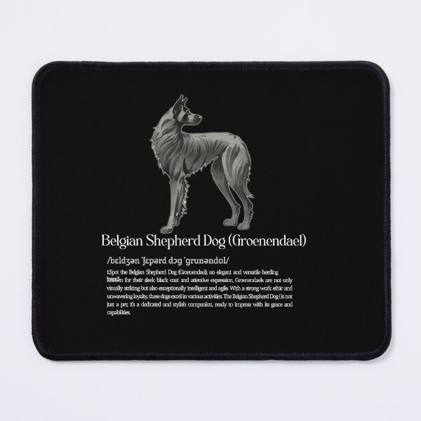 Item preview, Belgian Shepherd Groenendael Dog Breed Info designed and sold by GoodyPaws.