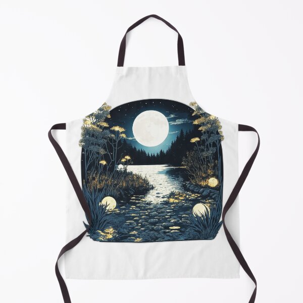 Item preview, Night Lights Lake Reflection Major Arcana Card Silent Night designed and sold by Pixel Waite.
