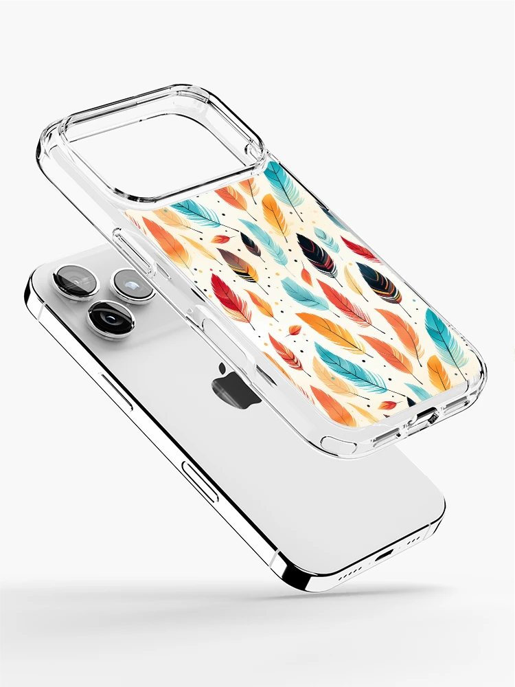 Thumbnail 2 of 5, iPhone Case, Feathers and arrows Pattern designed and sold by TrPatternLab.