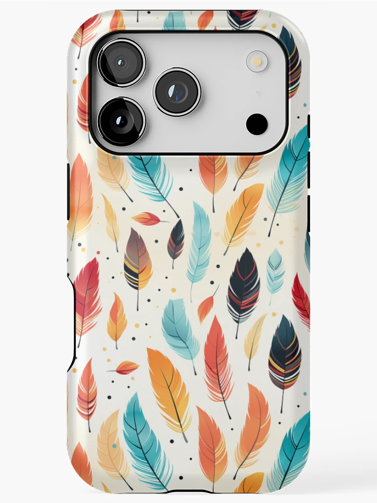 Thumbnail 1 of 4, iPhone Case, Feathers and arrows Pattern designed and sold by TrPatternLab.