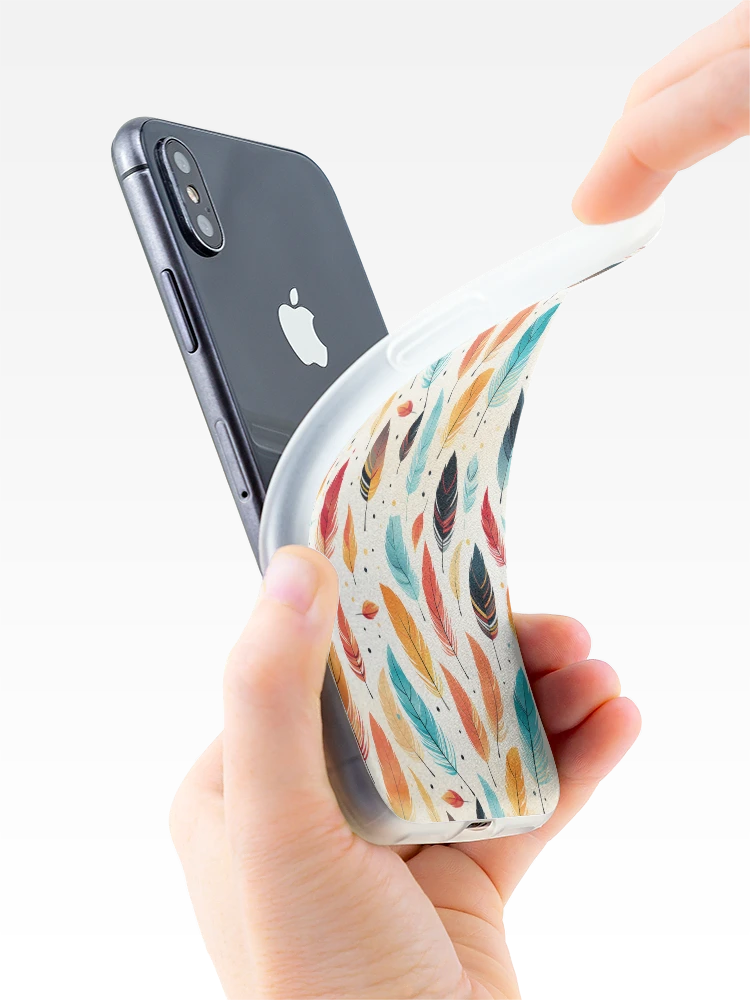 Thumbnail 4 of 5, iPhone Case, Feathers and arrows Pattern designed and sold by TrPatternLab.