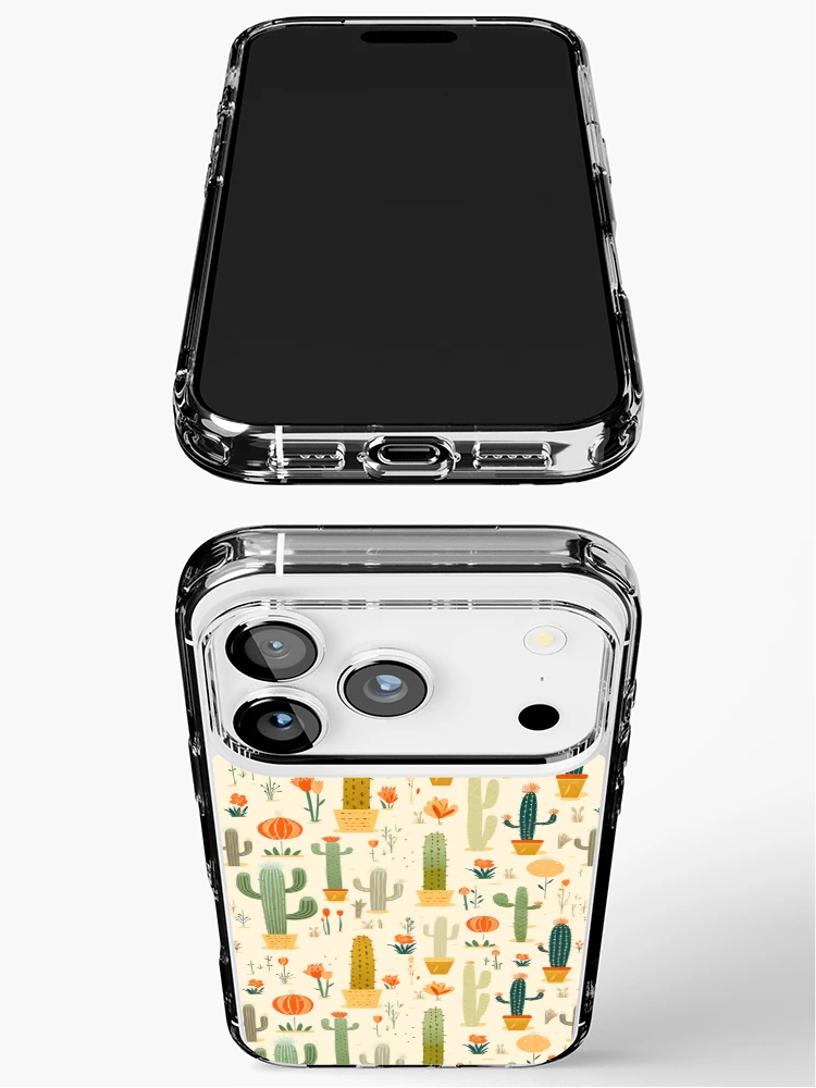 Thumbnail 3 of 5, iPhone Case, Cactus pattern designed and sold by TrPatternLab.
