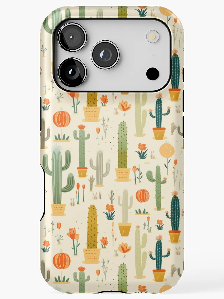 Thumbnail 1 of 4, iPhone Case, Cactus pattern designed and sold by TrPatternLab.