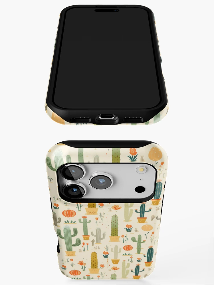 Thumbnail 3 of 4, iPhone Case, Cactus pattern designed and sold by TrPatternLab.