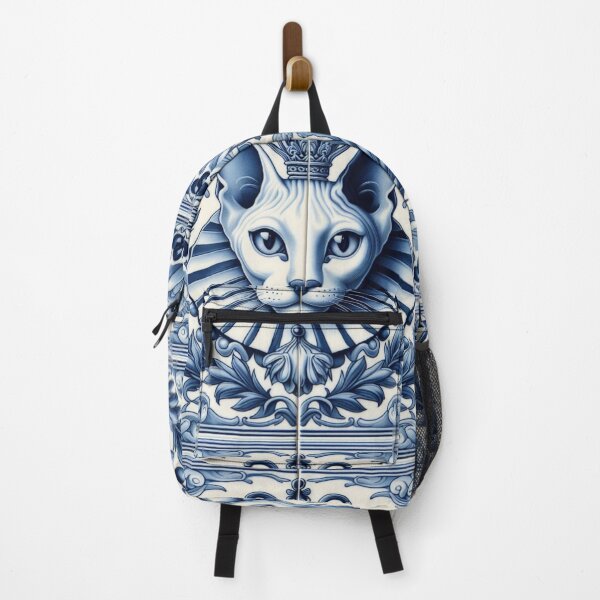 Item preview, Delft Tile With Sphinx Cat No.1 designed and sold by ArtNook777.