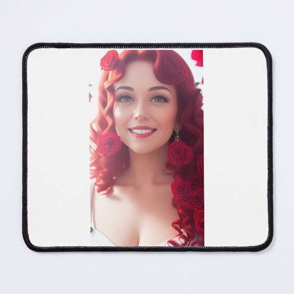 Item preview, Valentine's Day - Lady in love AI and flowers designed and sold by lusiakotowska.