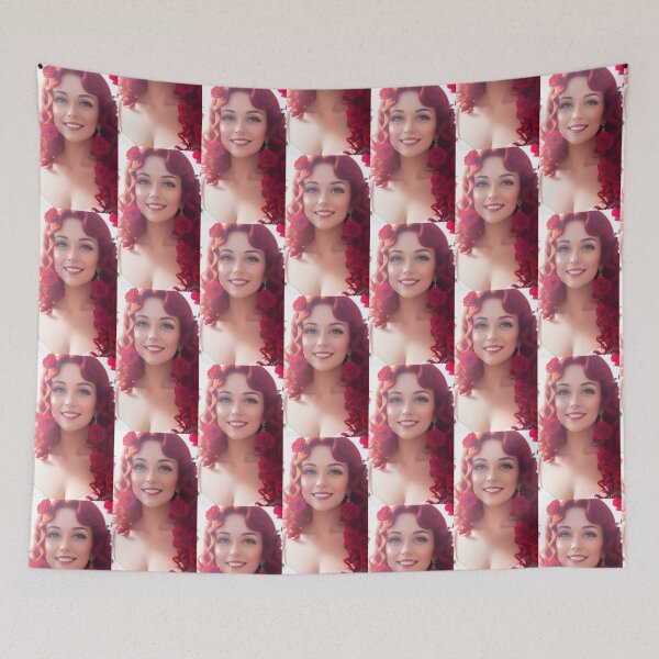Item preview, Valentine's Day - Lady in love AI and flowers designed and sold by lusiakotowska.