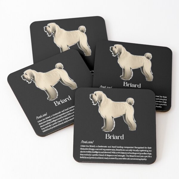 Item preview, Briard Dog Breed Info designed and sold by GoodyPaws.