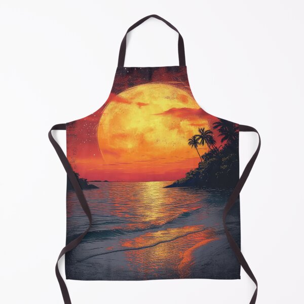 Item preview, Moon Beach Sea Maritime designed and sold by ArtHouseNiklas.