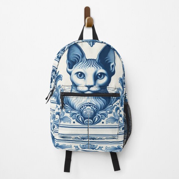 Item preview, Delft Tile With Sphinx Cat No.2 designed and sold by ArtNook777.