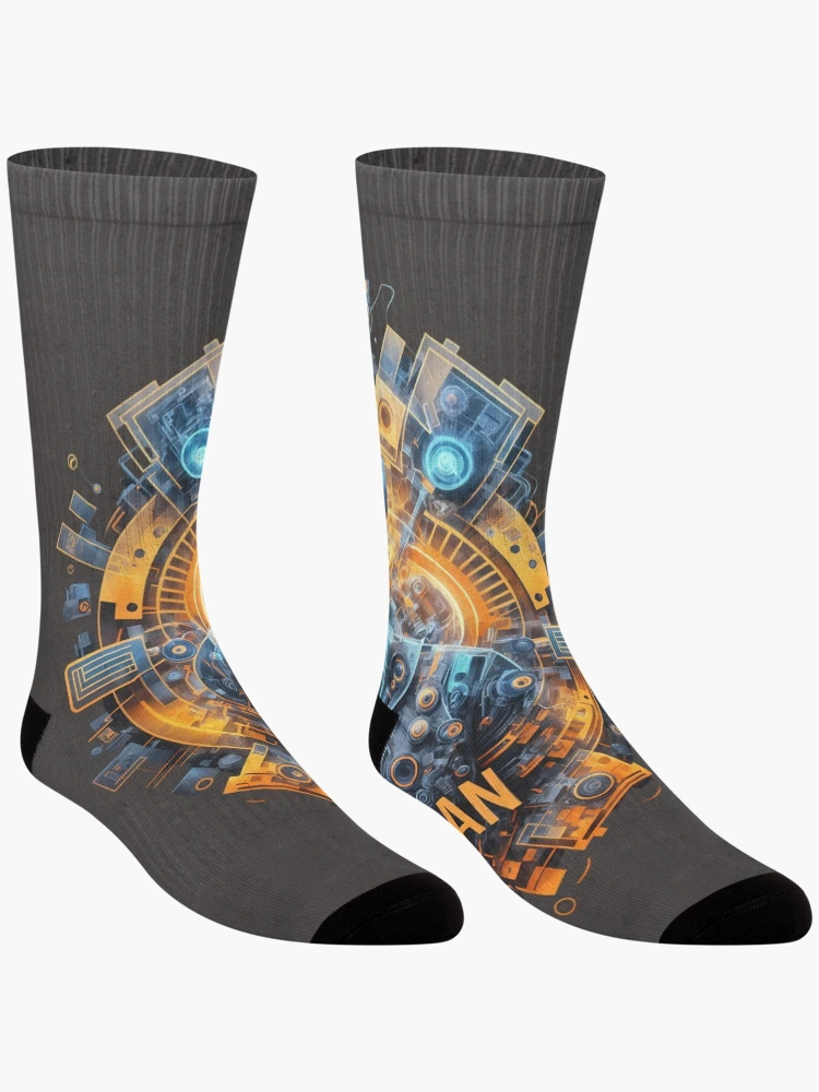 Thumbnail 3 of 5, Socks, CryptoMan designed and sold by Rostislav Tarasenko.