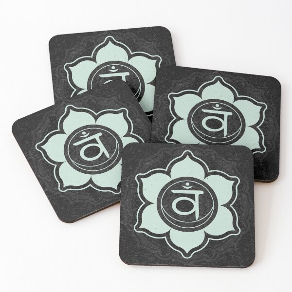 Item preview, Sacral Chakra Mandala - Coal + Mint designed and sold by Irene Estelle.
